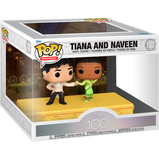FIGURA POP DISNEY 100TH ANNIVERSARY TIANA & NAVEEN image 0