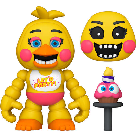 BISTER 2 FIGURAS SNAPS! FIVE NIGHTS AT FREDDYS TOY CHICA AND NIGHTMARE CHICA image 1