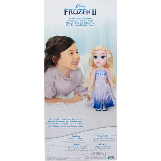 MUÑECA ELSA REINA DE LAS NIEVES FROZEN 2 DISNEY 38CM image 1