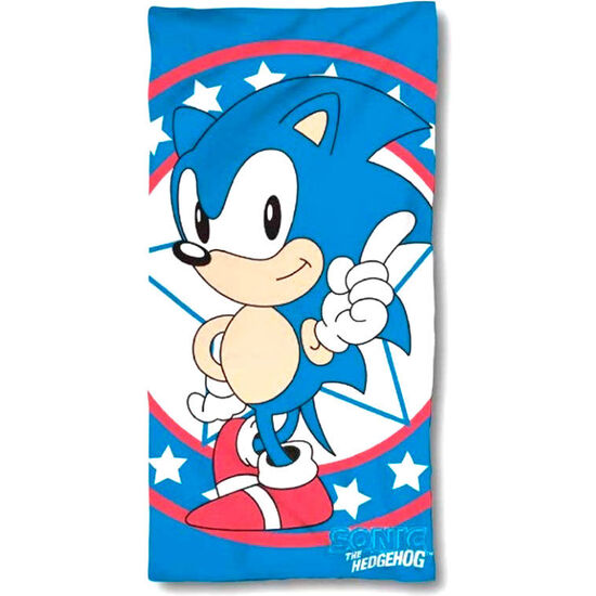 TOALLA SONIC THE HEDGEHOG ALGODON image 0