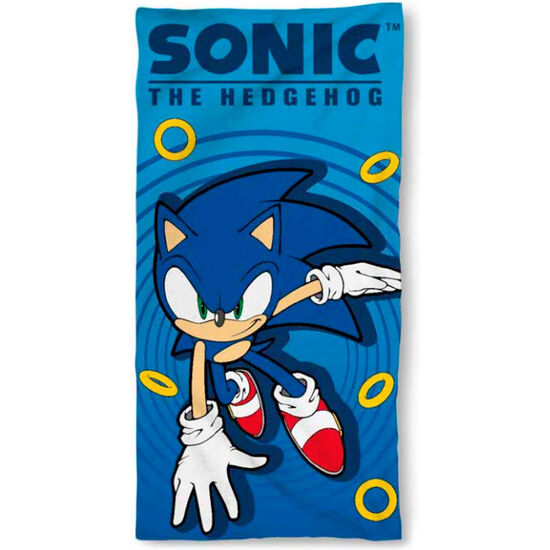 TOALLA SONIC THE HEDGEHOG MICROFIBRA image 0