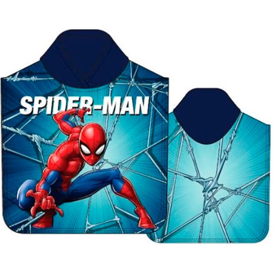 PONCHO TOALLA SPIDERMAN MARVEL MICROFIBRA image 0