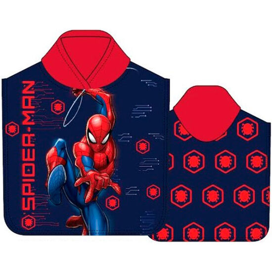 PONCHO TOALLA SPIDERMAN MARVEL MICROFIBRA image 0