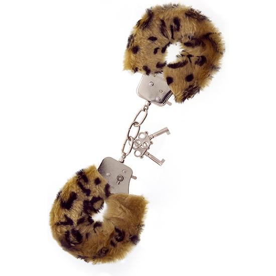 DREAM TOYS HANDCUFFS WITH PLUSH LEOPARD image 0