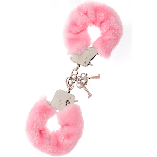 DREAM TOYS HANDCUFFS WITH PLUSH PINK image 0