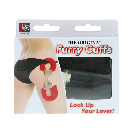 DREAM TOYS HANDCUFFS WITH PLUSH BLACK image 1
