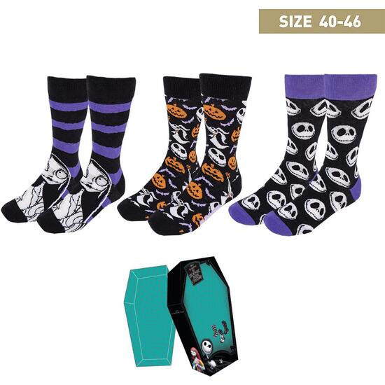 PACK CALCETINES 3 PIEZAS NIGHTMARE BEFORE CHRISTMAS image 0