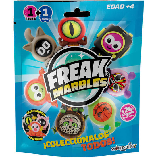 BOLSA SORPRESA CANICA + SKIN FREAK MARBLES SURTIDO image 1