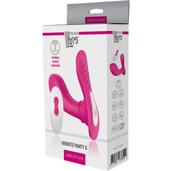 VIBES OF LOVE REMOTE PANTY G MAGENTA image 4