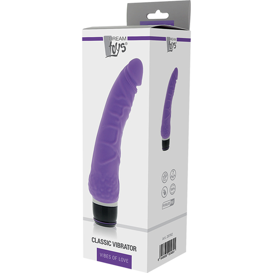 VIBES OF LOVE CLASSIC VIBRATOR 7.1INCH PURPLE image 1