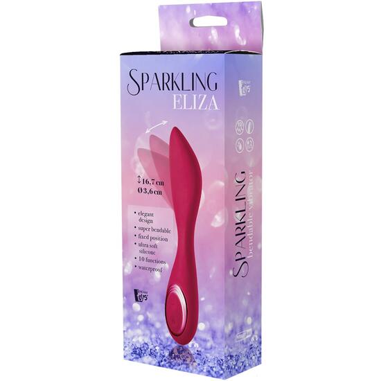 SPARKLING BENDABLE VIBRATOR ELIZA image 1