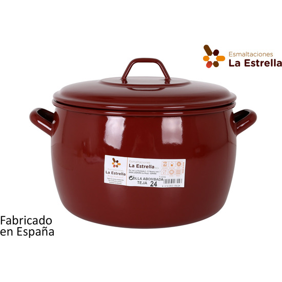 ROUND COOKING POT W/LID 24CM-7.5L  image 0