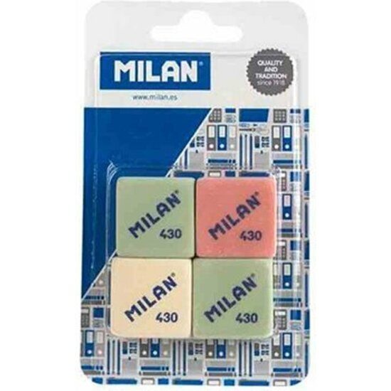 PACK 4 GOMAS DE BORRAR MILAN image 0