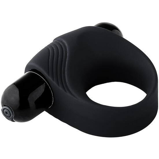RAMROD VIBRATING COCKRING WITH BIG BULLET BLACK image 2