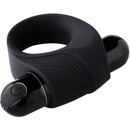 RAMROD VIBRATING COCKRING WITH BIG BULLET BLACK image 3