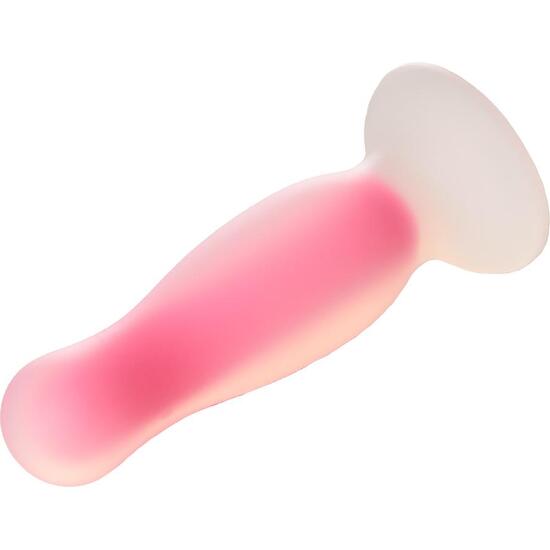 RADIANT SOFT SILICONE GLOW IN THE DARK PLUG LARGE PINK image 2