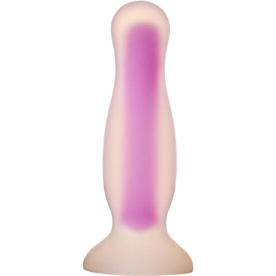 RADIANT SOFT SILICONE GLOW IN THE DARK PLUG MEDIUM PURPLE image 1