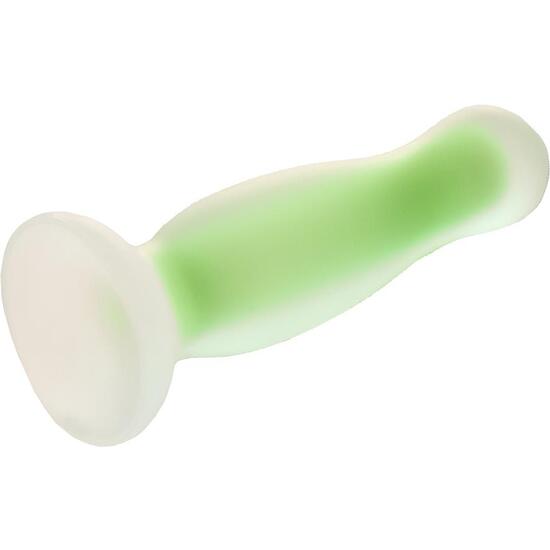 RADIANT SOFT SILICONE GLOW IN THE DARK PLUG SMALL GREEN image 2