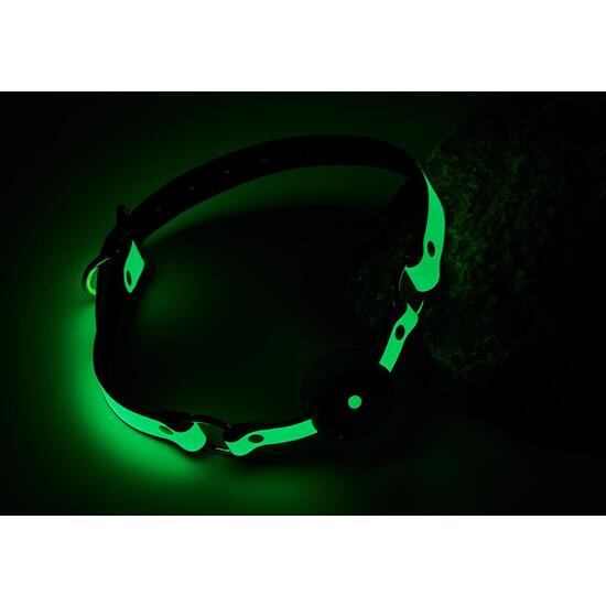 RADIANT BALL GAG GLOW IN THE DARK GREEN image 1
