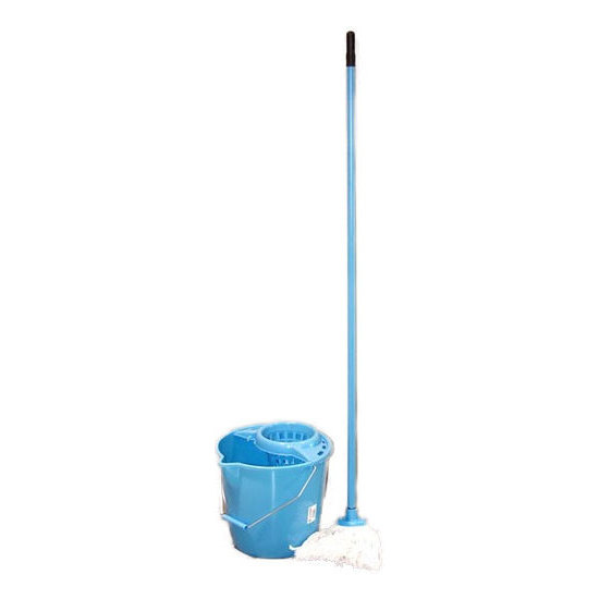 BUCKET 12L+WRINGER+HANDLE+MOP image 1