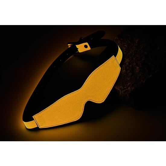 RADIANT EYE MASK GLOW IN THE DARK ORANGE image 1