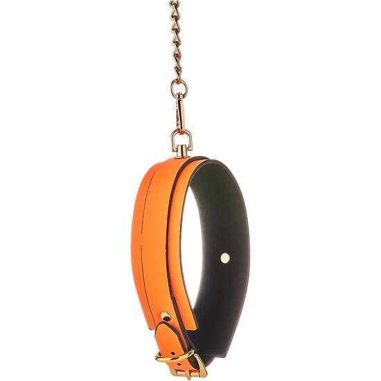 RADIANT COLLAR AND LEASH GLOW IN THE DARK ORANGE image 2