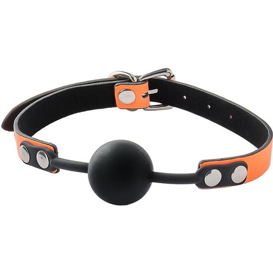 RADIANT BALL GAG GLOW IN THE DARK ORANGE image 0