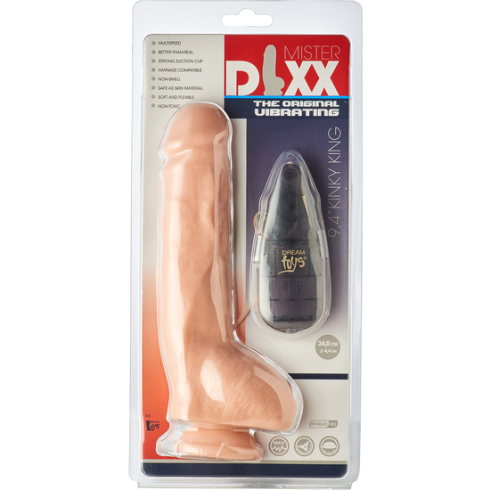 DREAM TOYS - MR.DIXX KINKY KING 9,4 VIBRATING DILDO image 9