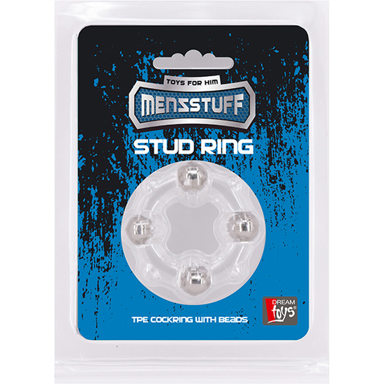 MENZSTUFF STUD RING CLEAR image 1