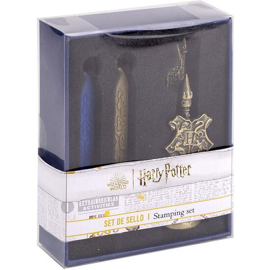 SET DE PAPELERÍA SELLO HARRY POTTER HOGWARTS BLUE image 0