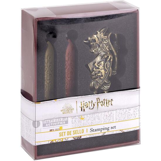 SET DE PAPELERÍA SELLO HARRY POTTER GRYFFINDOR RED image 0