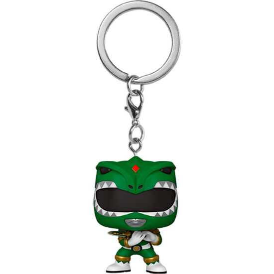 LLAVERO POCKET POP POWER RANGERS 30TH ANNIVERSARY GREEN RANGER image 0