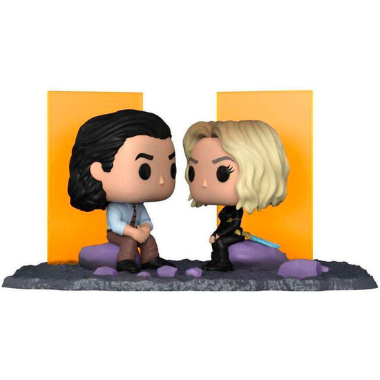 FIGURA POP MOMENT MARVEL LOKI - LOKI AND SYLVIE EXCLUSIVE image 1