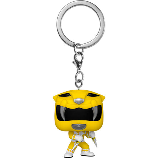 LLAVERO POCKET POP POWER RANGERS 30TH ANNIVERSARY YELLOW RANGER image 0