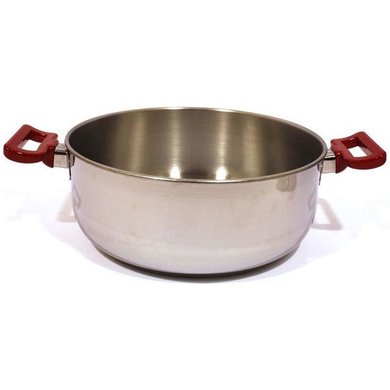 LOW CASSEROLE NO LID 2 RED HAND. 24CM image 1