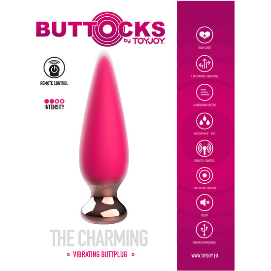 TOYJOY - THE CHARMING BUTTPLUG - PINK image 4