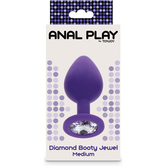 TOYJOY - DIAMOND BOOTY JEWEL MEDIUM - PURPLE image 1