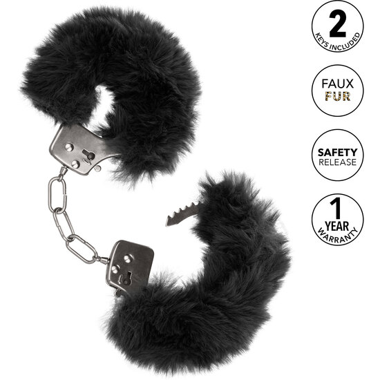 CALEXOTICS - ULTRA FLUFFY FURRY CUFFS - BLACK image 3