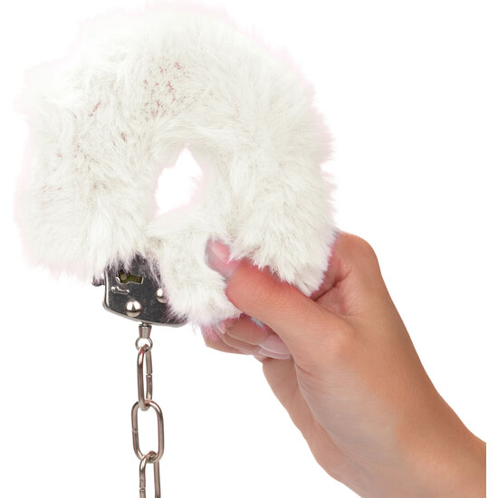 CALEXOTICS - ULTRA FLUFFY FURRY CUFFS - WHITE image 4