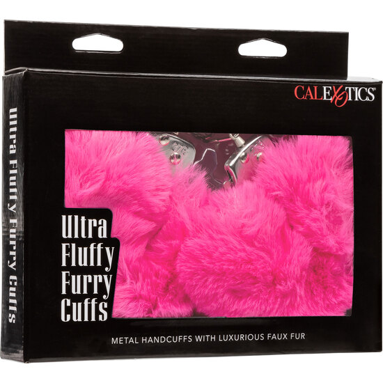 CALEXOTICS - ULTRA FLUFFY FURRY CUFFS - PINK image 1