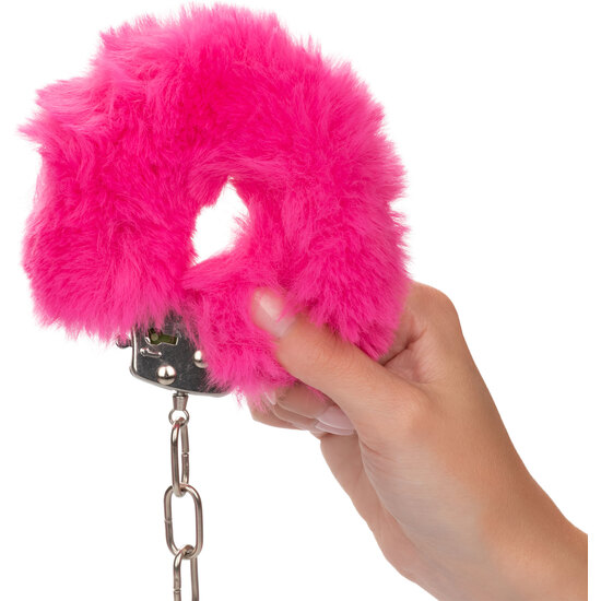 CALEXOTICS - ULTRA FLUFFY FURRY CUFFS - PINK image 4