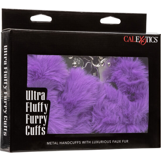 CALEXOTICS - ULTRA FLUFFY FURRY CUFFS - PURPLE image 1