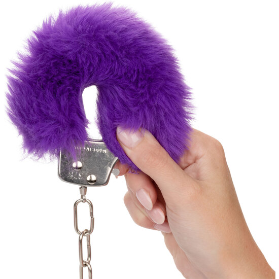 CALEXOTICS - ULTRA FLUFFY FURRY CUFFS - PURPLE image 4