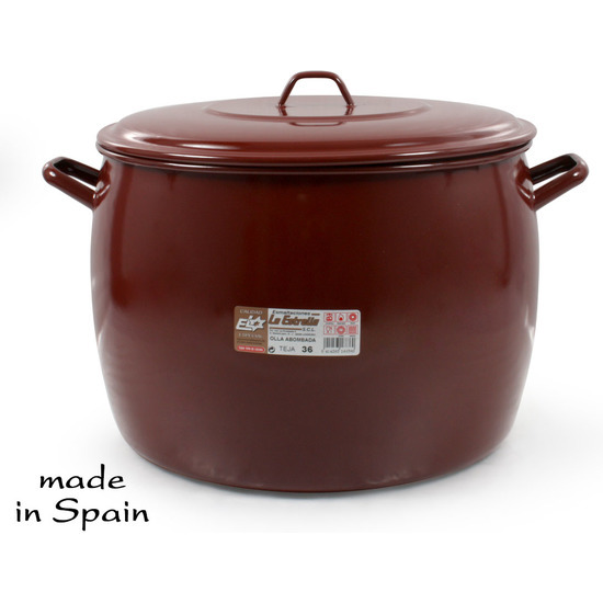 ROUND COOKING POT W/LID 36CM-30L  image 0