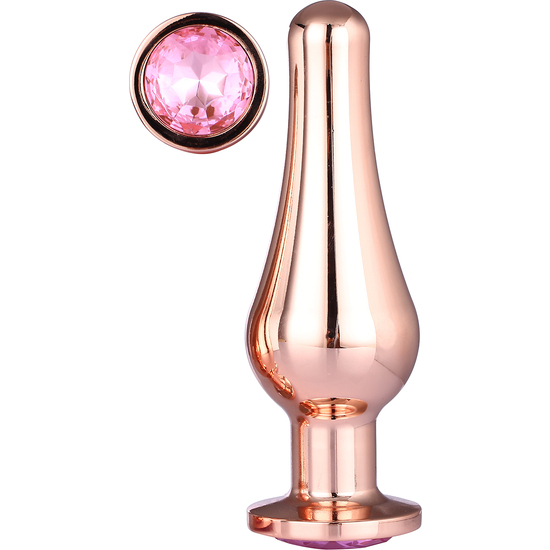 GLEAMING LOVE ROSE GOLD PLEASURE PLUG L image 0