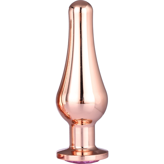 GLEAMING LOVE ROSE GOLD PLEASURE PLUG L image 1