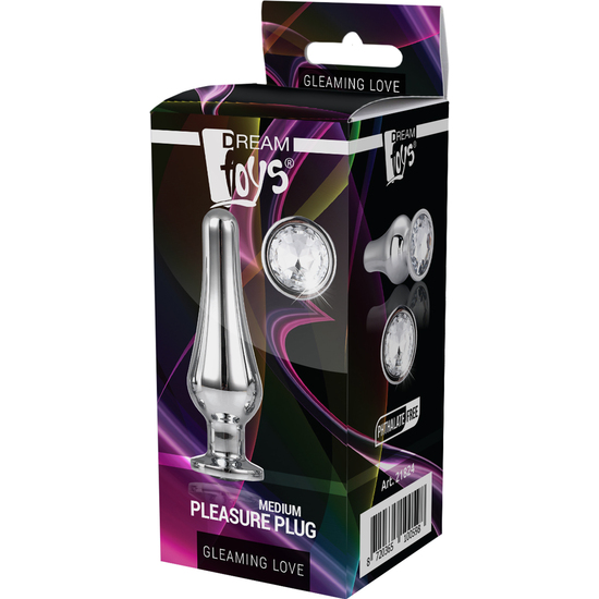 GLEAMING LOVE SILVER PLEASURE PLUG M image 4