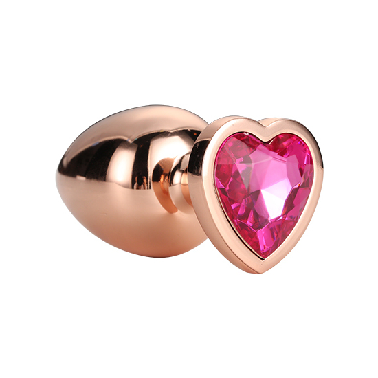 GLEAMING LOVE ROSE GOLD PLUG SMALL image 2