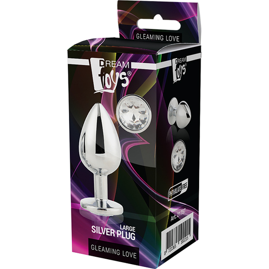 GLEAMING LOVE SILVER PLUG LARGE image 4
