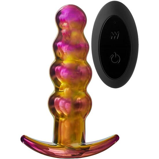 GLAMOUR GLASS REMOTE VIBE BEADED PLUG image 0